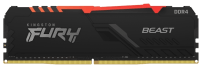 Kingston Fury Beast RGB DIMM DDR4 8GB 3733MHz, KF437C19BBA/8 