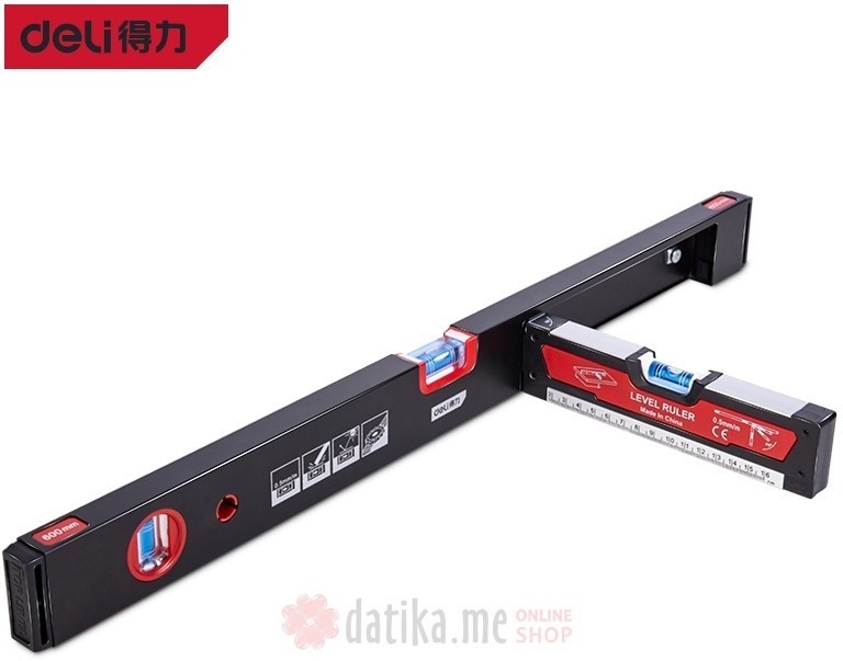 Libela ugaona aluminijumska DELI Supreme 600mm 