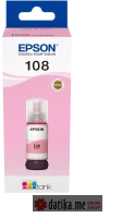 Epson EcoTank Ink Bottle Br.108, Light Magenta, (70ml), 7200 str.- za EcoTank L18050, L8050