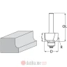 Makita D-48614 Glodalo za oslanjanje sa žlebovima 22.2x12.7x55.6mm
