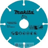 Makita B-57716 Ploča sa volfram karbidnim rubom 115x22,23MM