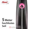 Flexi Povodac Black Design Medium Cord 5M Pink  в Черногории