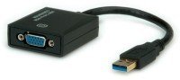 Rotronic VALUE USB Display, USB 3.1 Gen 1 to VGA Adapter