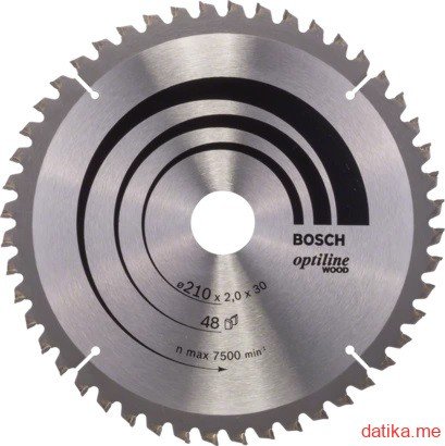 Bosch List kružne testere za drvo Optiline Wood 210x30x2.0mm 48z в Черногории