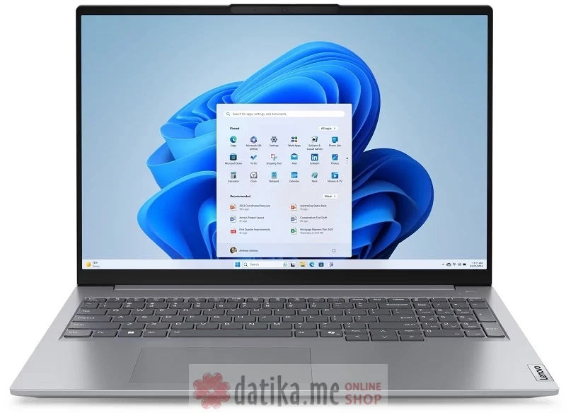 Lenovo ThinkBook 16 G7 IML Intel Core Ultra 7-155H/16GB/512GB SSD/Intel UHD/16" 1920x1200, 21MS005DYA   в Черногории