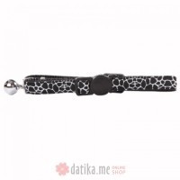 Pawise 28019 ogrlica za macke 30cm Cat collar — Black&White,Marbling