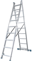 Bormann BHL5130 Merdevine aluminijumske dvodjelne 2x9 step. 448cm 