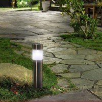 Koopman Lampa solarna LED baštenska inox 39cm