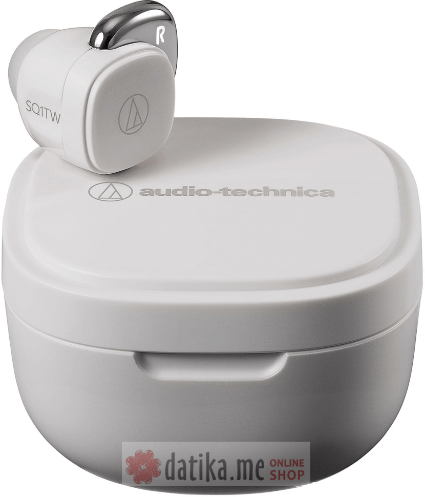 Audio-Technica ATH-SQ1TW Slusalice Sa Mikrofonom, White