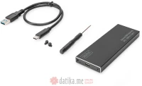 Digitus DA-71115 Externo kuciste m.2 SATA - USB Type-C