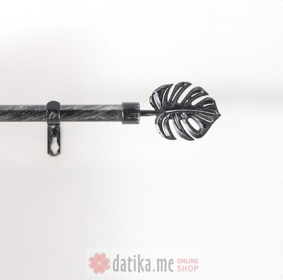 Douceur D’Intérieur Garnišna Tropical 19mm 120-210cm crna/b.srebra D. d Interieur