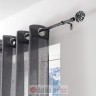 Douceur D’Intérieur Garnišna Tropical 19mm 120-210cm crna/b.srebra D. d Interieur