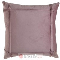 INART JASTUK VELVET SQR CUSHION IN PINK COLOR 45X45cm