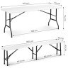 ModernHome SKLOPIVI STO 180 CM 