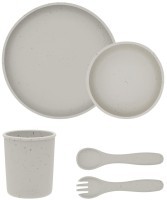 Kikka Boo set za hranjenje 5pcs, Platinum Silicone Sand
