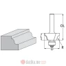 Makita D-48751 Kontruno glodalo za filete 55,3x 28,6x13 mm