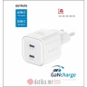 Swissten Travel Charger GaN 2x USB-C 20W PD White в Черногории