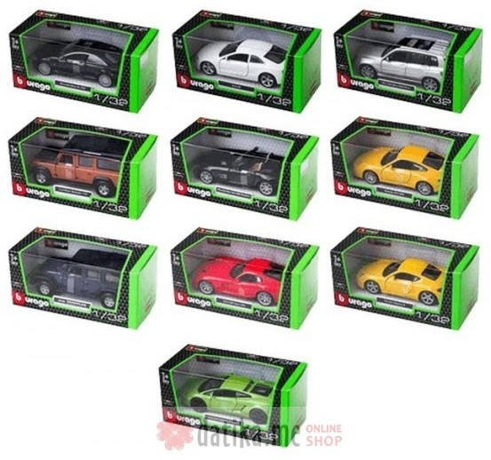 Bburago Igracka auto street fire plavi 1:32