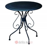 Green Bay MOKA BASTENSKI STO OKRUGLI CRNI 70cm