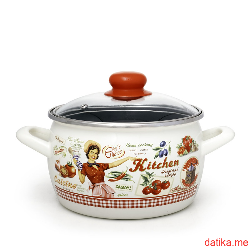 Metalac duboka šerpa RASPJEVANA KUVARICA 18 cm/3.3 lit
