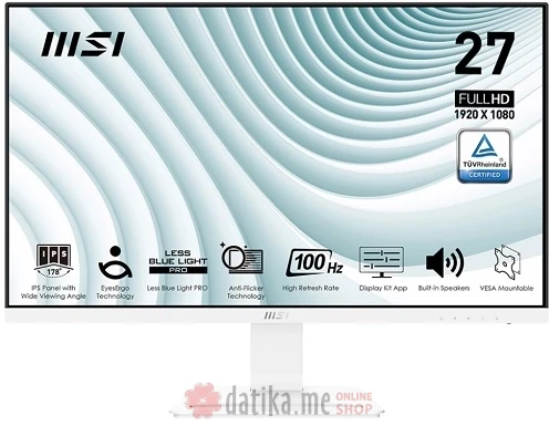 MSI PRO MP273AW 27" Full HD IPS 100Hz Monitor в Черногории