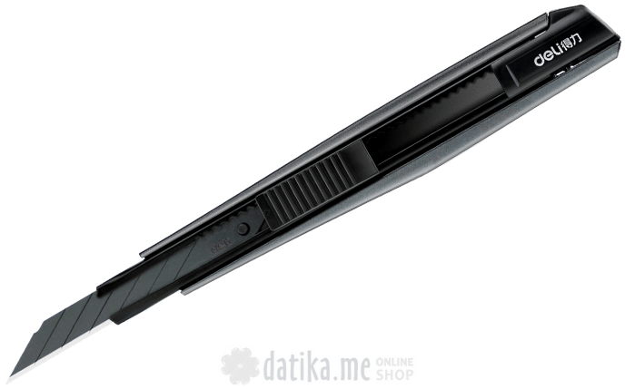 Skalpel 9mm DELI black pod uglom 30 stepeni sa ekstra oštrim sečivom  в Черногории