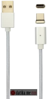 SBOX CABLE MAGNETIC USB A Male -> TYPE-C Male 1 m 