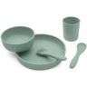 Kikka Boo set za hranjenje 5pcs, Platinum Silicone Sage в Черногории