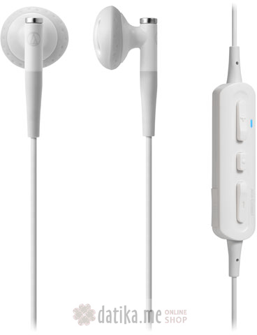 Audio-Technica ATH-C200BT Slusalice Sa Mikrofonom, White