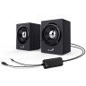 Genius SP-HF385BT wood zvucnici crno sivi 