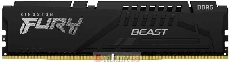KINGSTON DIMM DDR5 16GB 6800MT/s KF568C34BB-16 FURY Beast Black XMP 