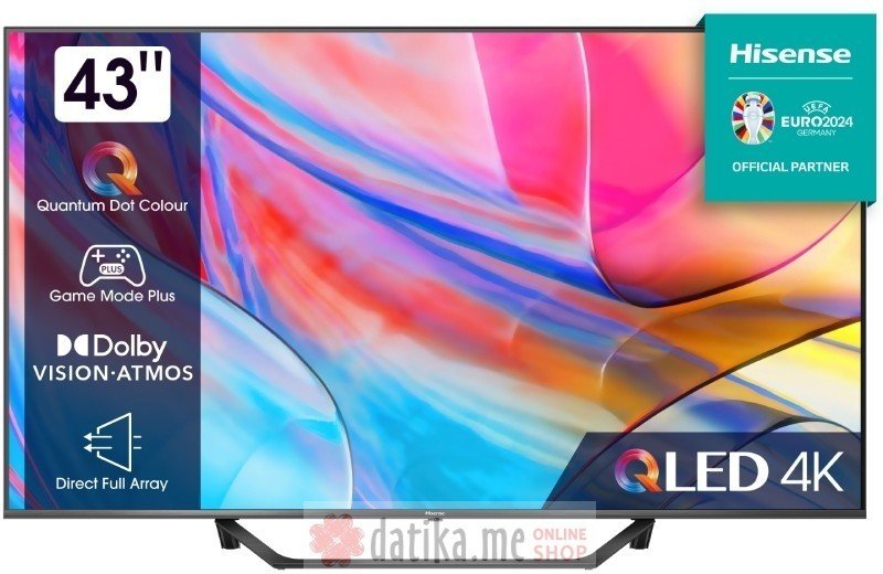 Hisense 43A7KQ QLED 43" 4K UltraHD Smart TV 