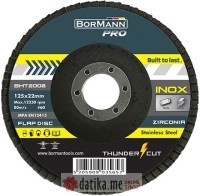 Bormann BHT2008 Brusni lamelni disk za Inox 125x22 gr60