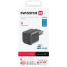 Swissten Travel Charger GaN 2x USB-C 20W PD Black