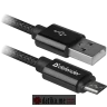 Defender Technology Kabal USB08-03T PRO USB USB 2.0 (AM) - microUSB 2.0 (BM) 1 m Black в Черногории