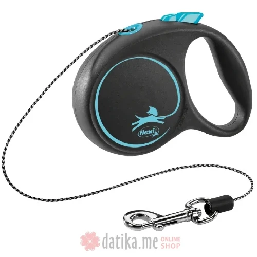 Flexi Povodac Black Design Large Tape 5M Blue в Черногории