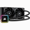 CORSAIR iCUE H100i RGB ELITE Liquid CPU Cooler, AF ELITE Series PWM fans, 240mm, 16 RGB LEDs в Черногории