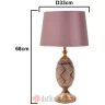 INART LAMPA CERAMIC/METAL TABLE LUMINAIRE PURPLE/GOLD 33X68cm в Черногории