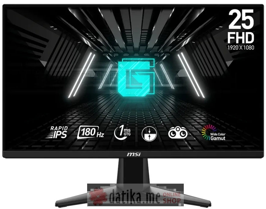 MSI G255F 24.5" Full HD IPS 180Hz Gaming Monitor в Черногории