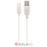Maxlife cable USB - microUSB 1,0 m 2A white  в Черногории