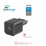 Swissten Travel charger 1x USB-C 20W PD, 1x USB-A 18W QC, black