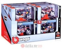 Bburago Igracka red bull ktm motorcycle 1/18
