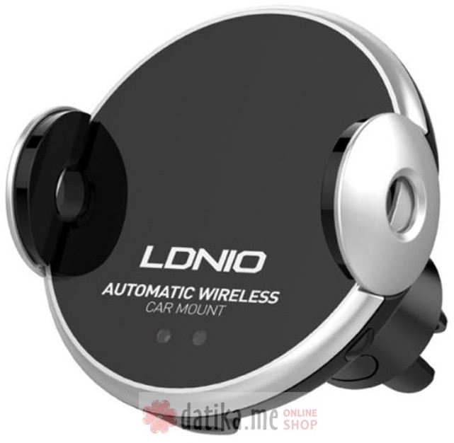 LDNIO MA02 Držač telefona za auto sa Wireless punjačem, Black