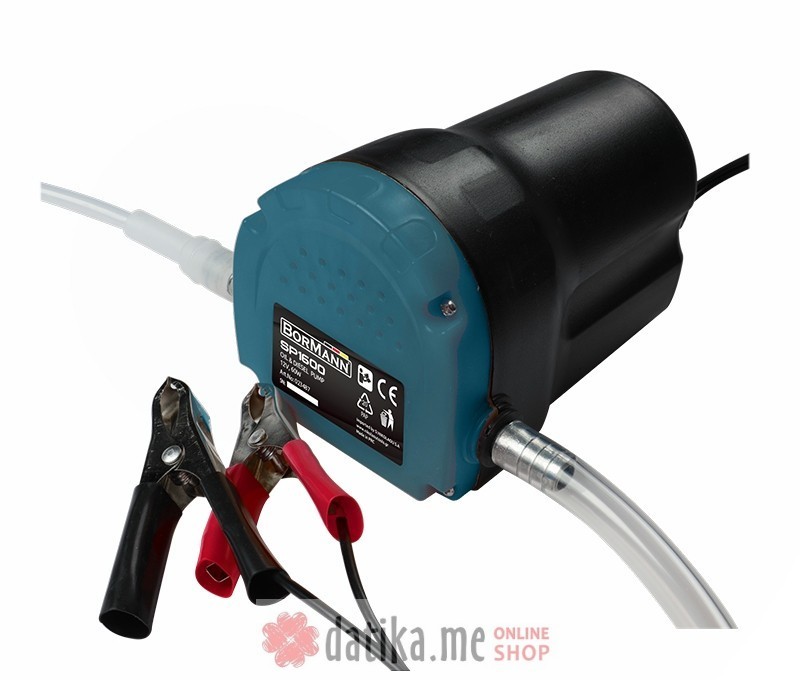 BorMann SP1600 Pumpa električna 12V/60W za pretakanje ulja i goriva