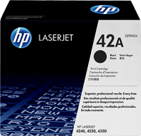 HP 42A Black Original LaserJet Toner Cartridge (Q5942A)