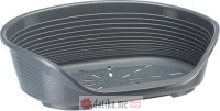 Ferplast SIESTA DELUXE 4 DARK GREY-plasticna lezaljka za pse i mace