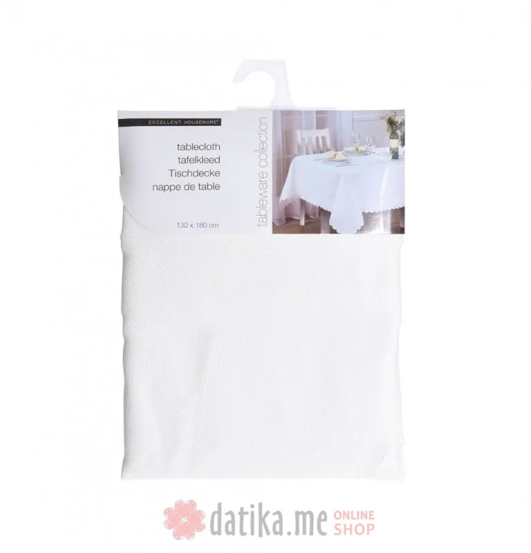Exceleent Houseware STOLNJAK WHITE 180X130CM