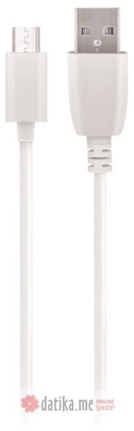 Maxlife cable USB - microUSB 3,0 m 2A white 