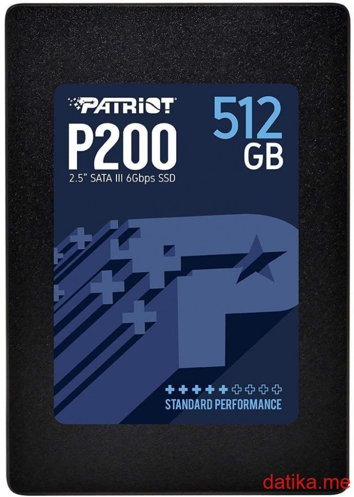 Patriot P200 SSD 512GB 2.5", P200S512G25  в Черногории