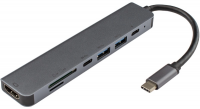 Sbox USB TYPEC-HDMI/USB3.0/SD+TF-7u1